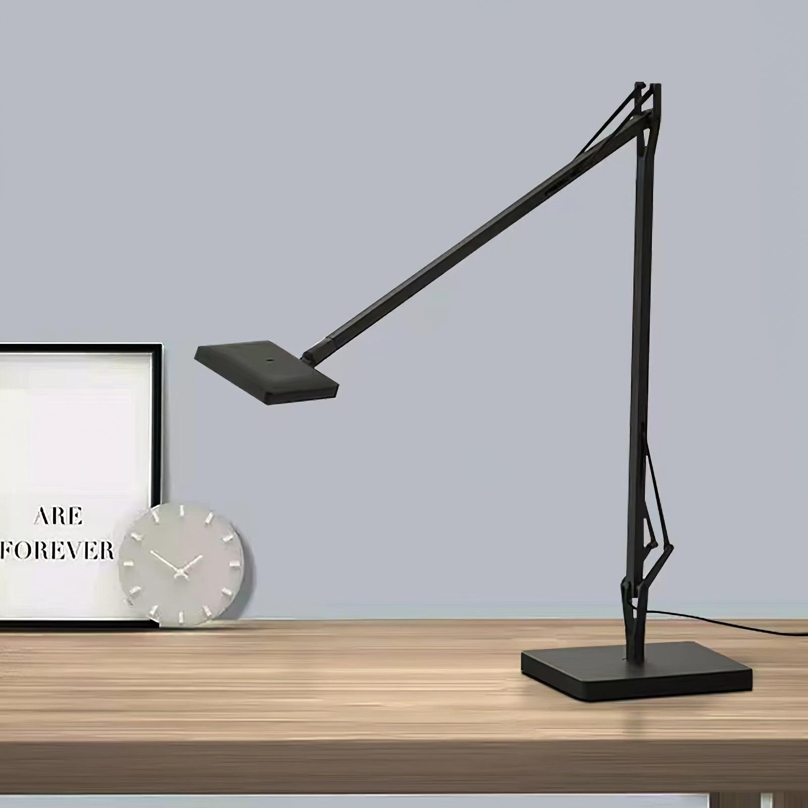 Kelvin Edge Table Lamp - Modern LED Desk Light with Adjustable Brightness for Home Office, Bedroom, and Study Room - Perfect for Reading, Working, and Relaxing