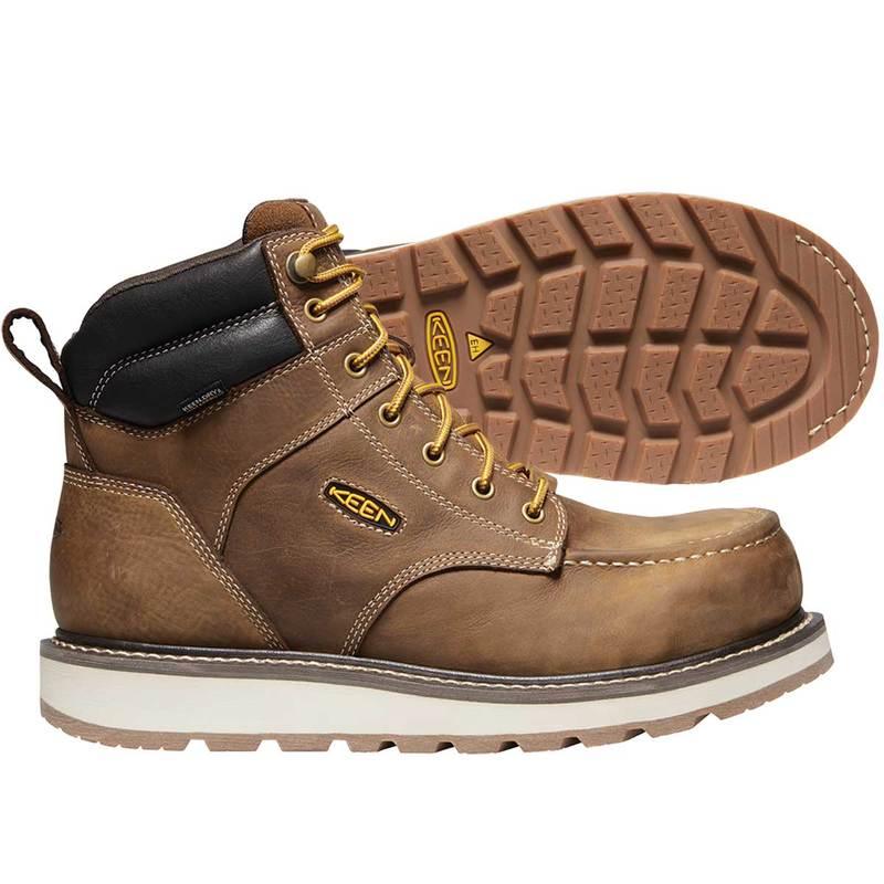 Men's Cincinnati 6 Waterproof Work Boots - Soft Toe Safety Shoes for Construction, Hiking & Outdoor Activities