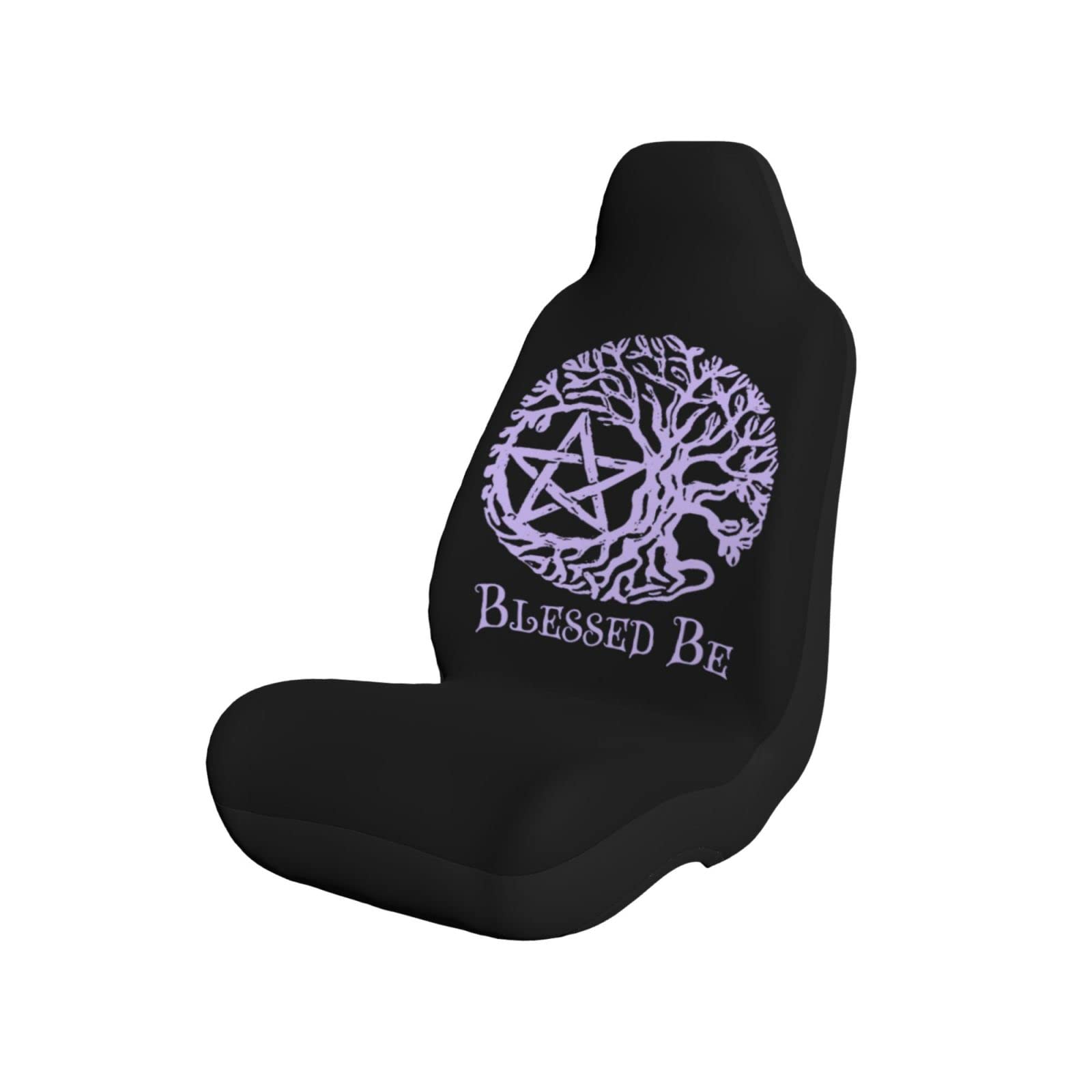 Wiccan & Pagan Sacred Car Seat Covers - Durable Dustproof Front Seat Protectors for Most Cars, Trucks, SUVs & Vans - Perfect for Rituals, Commutes & Road Trips