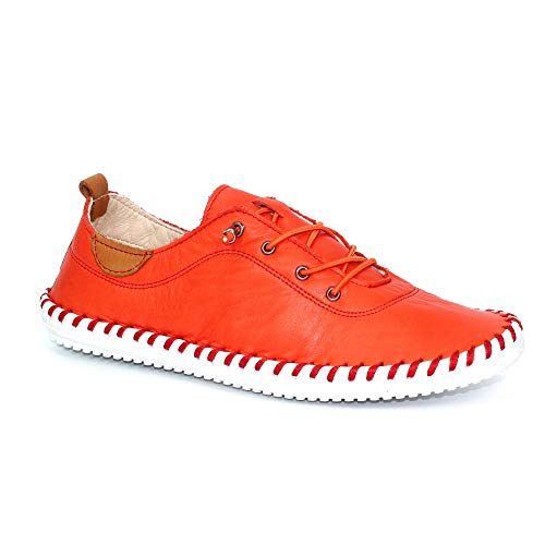 Orange/White