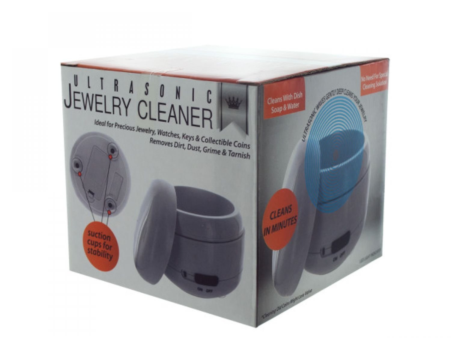 StarSun Depot Ultrasonic Jewelry Cleaner Set of 2 - Professional Cleaning for Rings, Necklaces, Bracelets & Watches | Perfect for Home, Travel & Jewelry Store Use