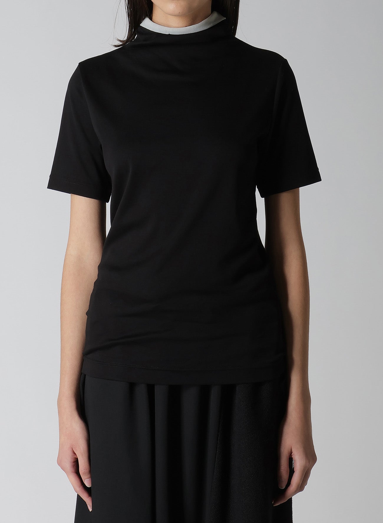 Premium Cotton & Polyester Blend High Neck Half Sleeve Top - Breathable Gauze Fabric for Women | Perfect for Casual Wear, Office Outfits & Summer Fashion