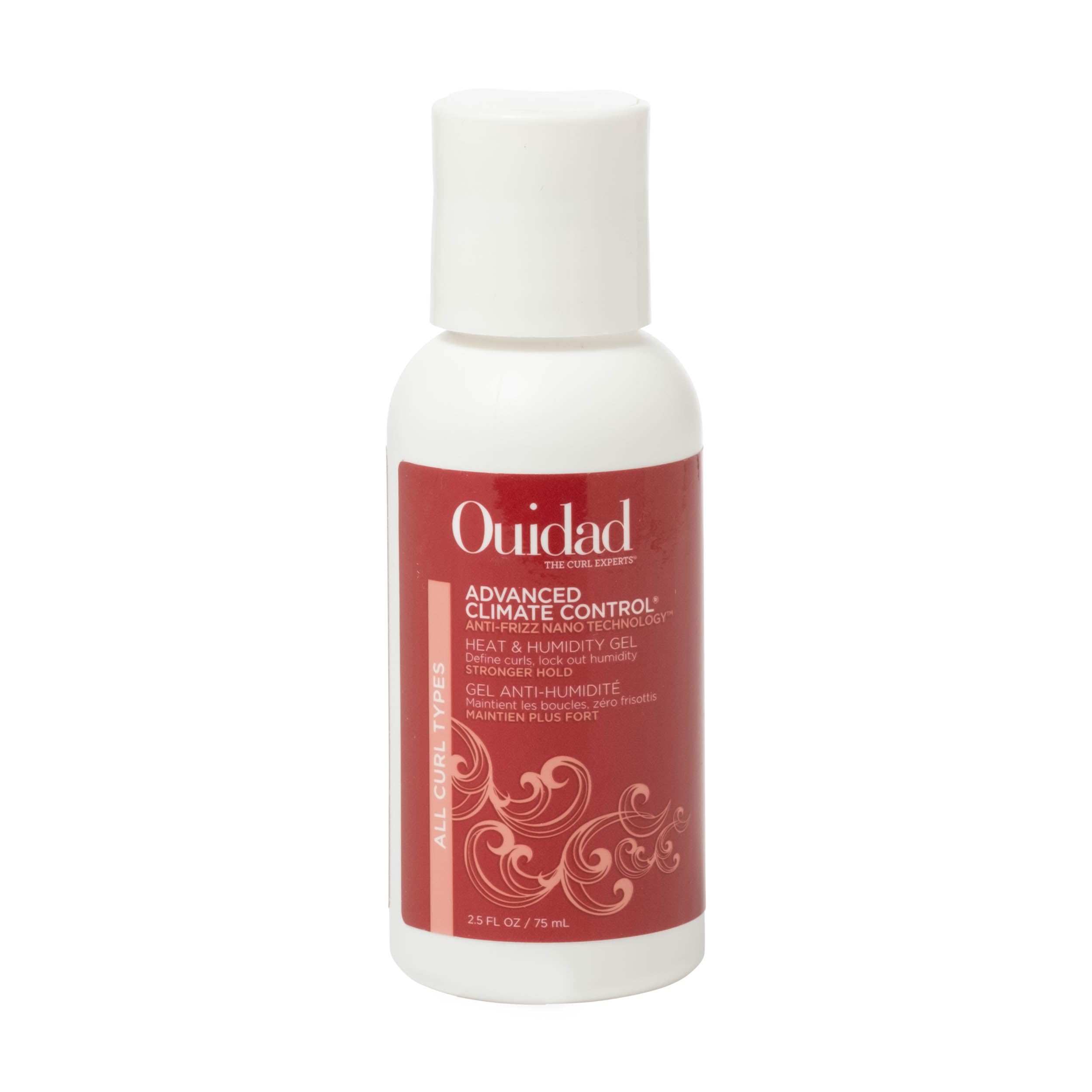 Ouidad Advanced Climate Control Heat & Humidity Stronger Hold Gel - Strong Hold Styling Gel for Curly Hair in Humid Weather - Perfect for Frizz Control & Defined Curls All Day