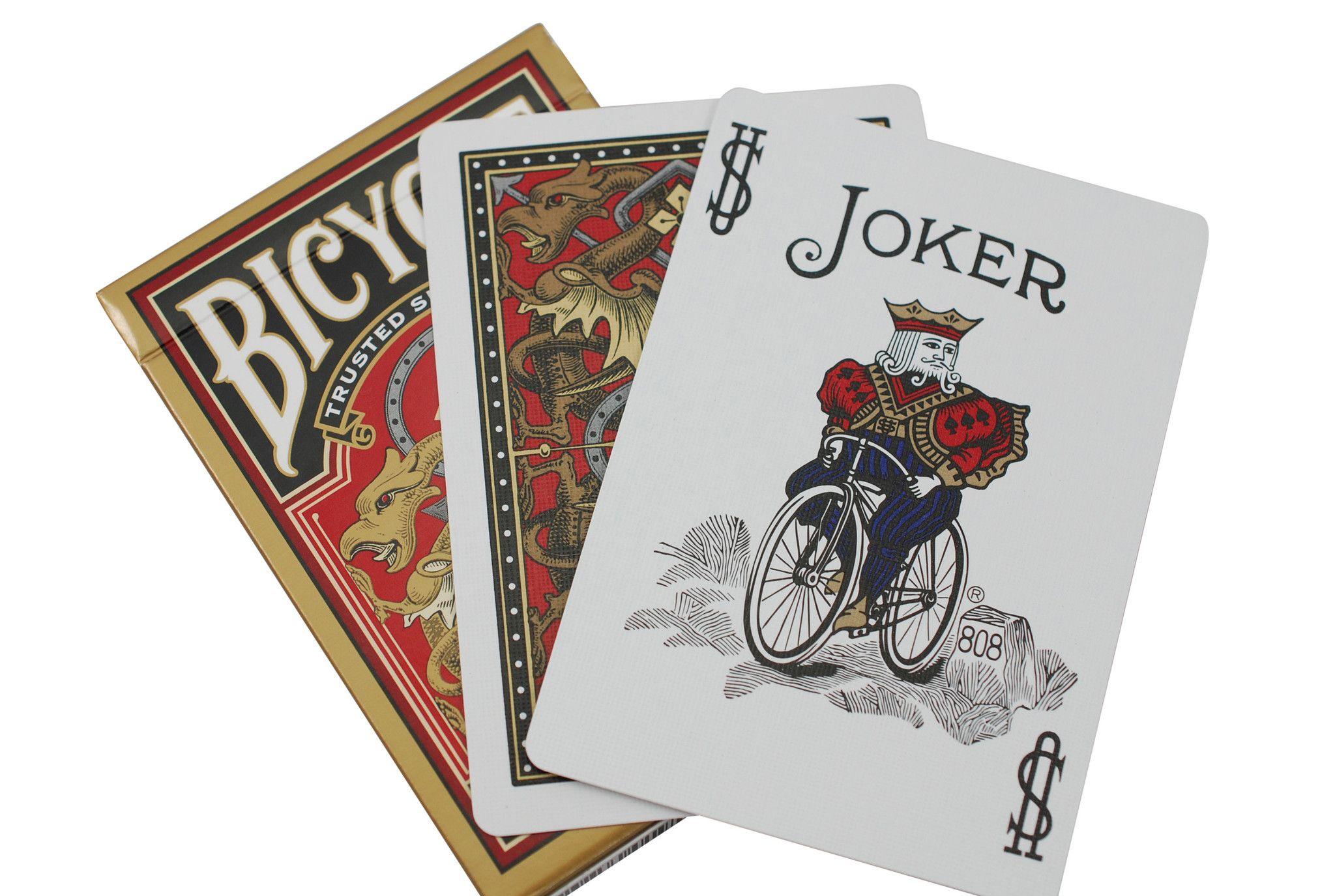 Bicycle® Gold Dragon Back Playing Cards - Premium Quality Poker Cards for Magic Tricks, Cardistry, and Casino Games | Perfect for Professional Magicians, Card Enthusiasts, and Home Entertainment