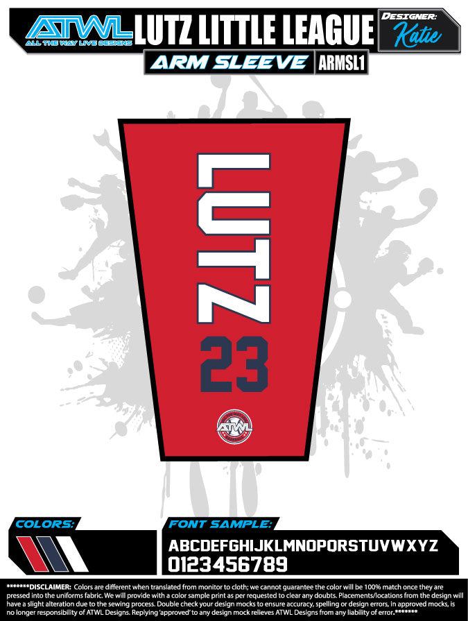 Lutz All Stars Arm Sleeve - Compression Sleeves for Basketball, Running & Sports - Moisture Wicking & UV Protection for Men & Women - Perfect for Workouts, Gym & Outdoor Activities