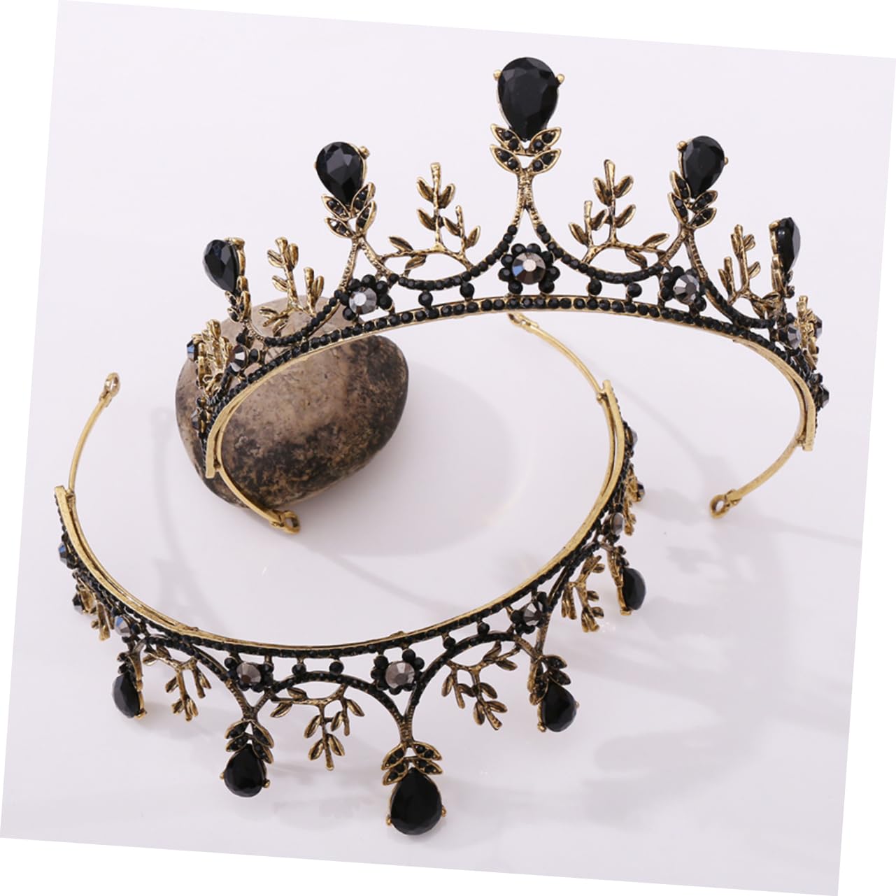 Beaupretty Baroque Crown Set - Vintage Miss Accessories for Weddings & Parties