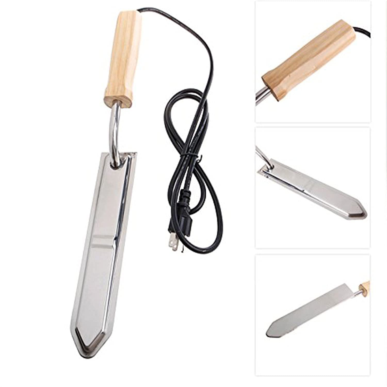 Electric Honey Cutting Knife - Constant Temperature Beekeeping Tool for Fast Wax Removal | Professional Beekeeper's Lid Opener & Honeycomb Scraper | Perfect for Harvesting, Hive Maintenance & Beekeeping Supplies