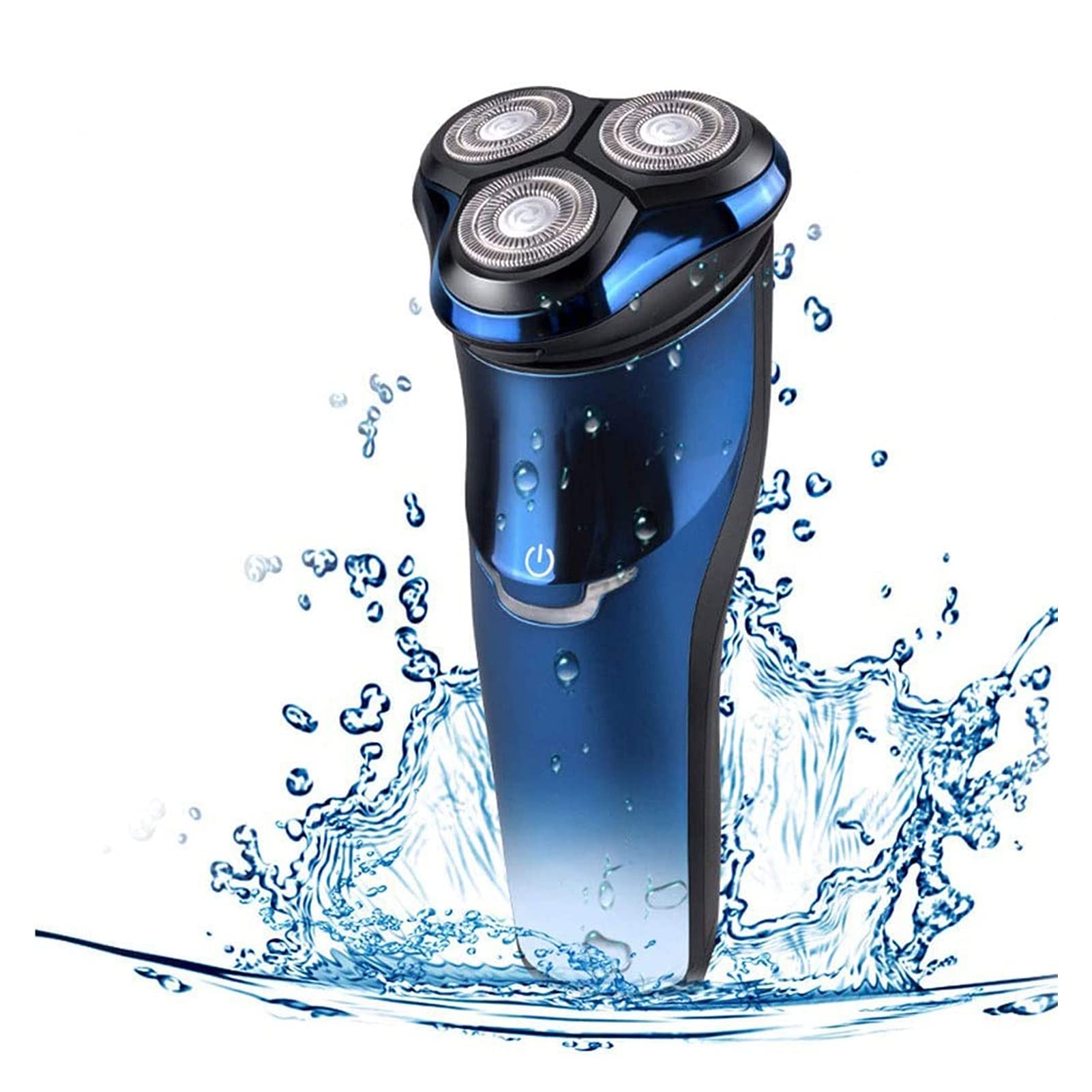 LIIAV Men's Electric Shaver - 3D Rotary Rechargeable Cordless Wet & Dry Shaver with IPX7 Waterproof for Face, Head & Body Shaving - Perfect for Travel, Gym & Daily Grooming