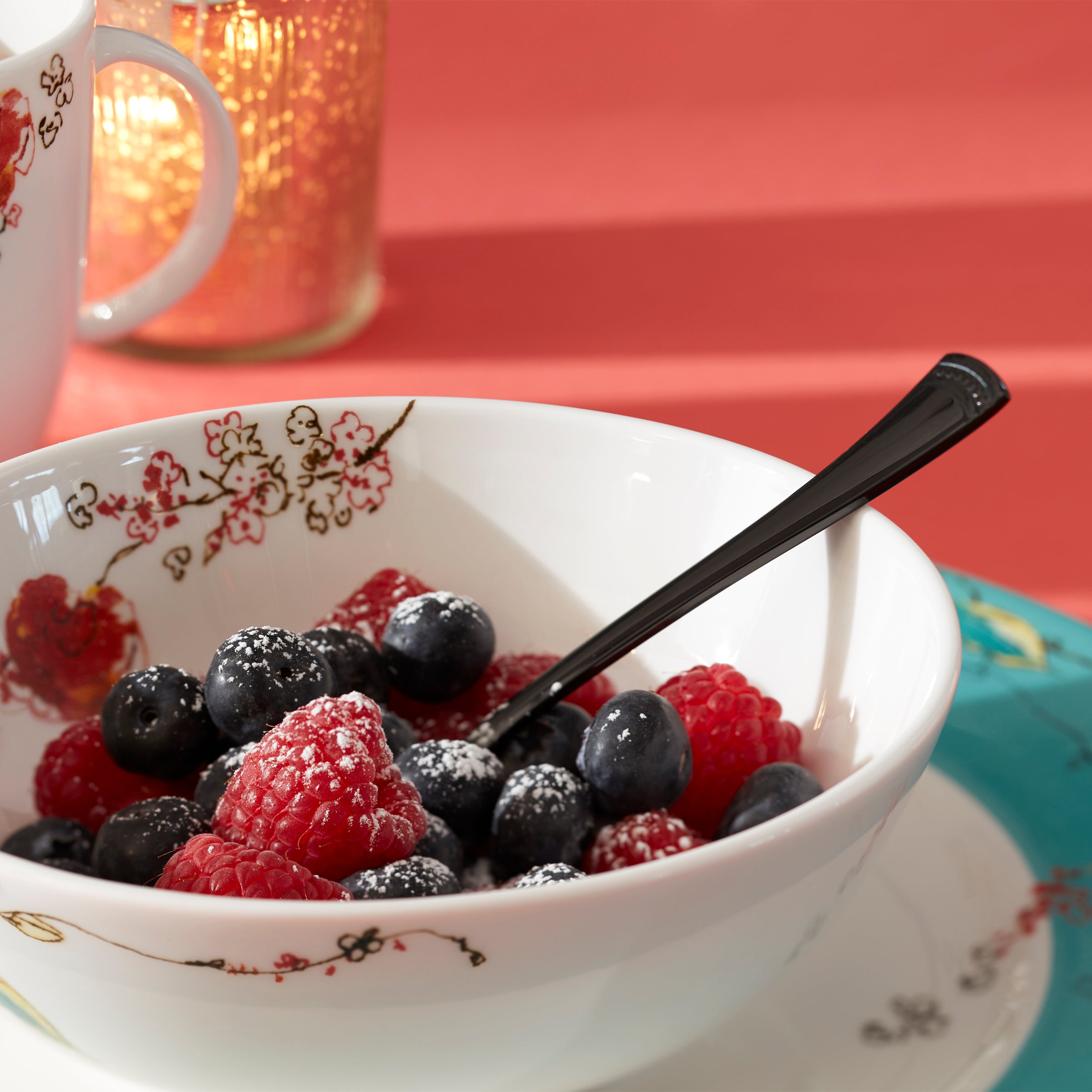 Premium Chirp Tall Soup Bowl - 16oz Ceramic Soup Mug with Handle, Microwave & Dishwasher Safe - Perfect for Soups, Stews, Cereal & Hot Beverages at Home or Office