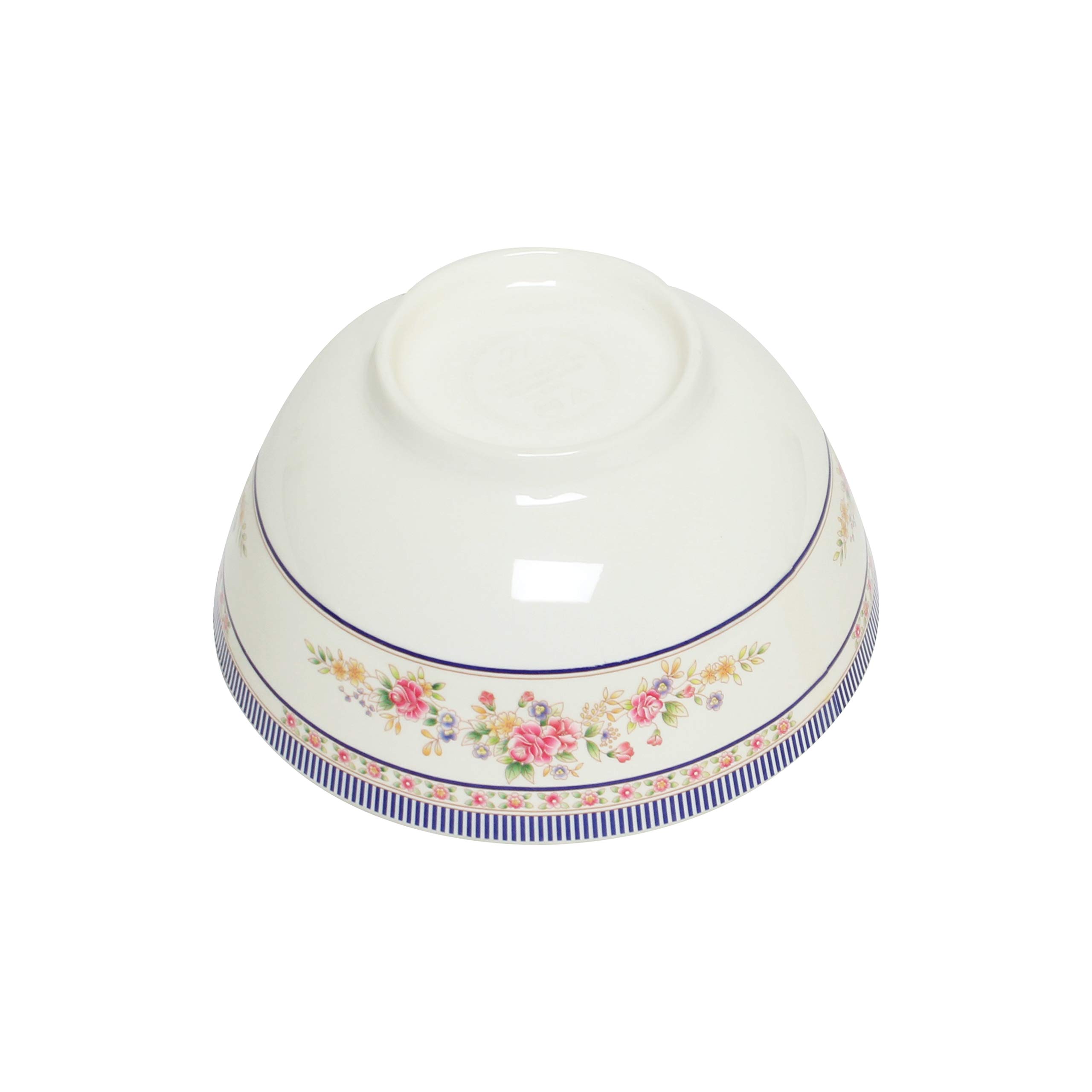 Premium Rose Melamine Dinnerware Set - 56 oz, 8