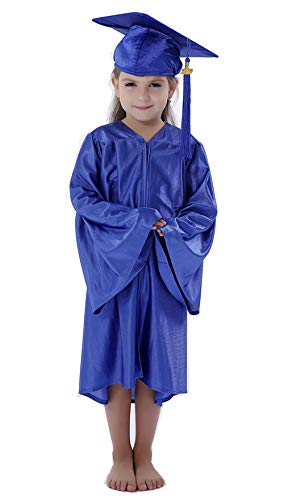 2025 Shiny Kindergarten Graduation Cap and Gown Set with Tassel - Perfect for Preschool Ceremonies & Photo Shoots