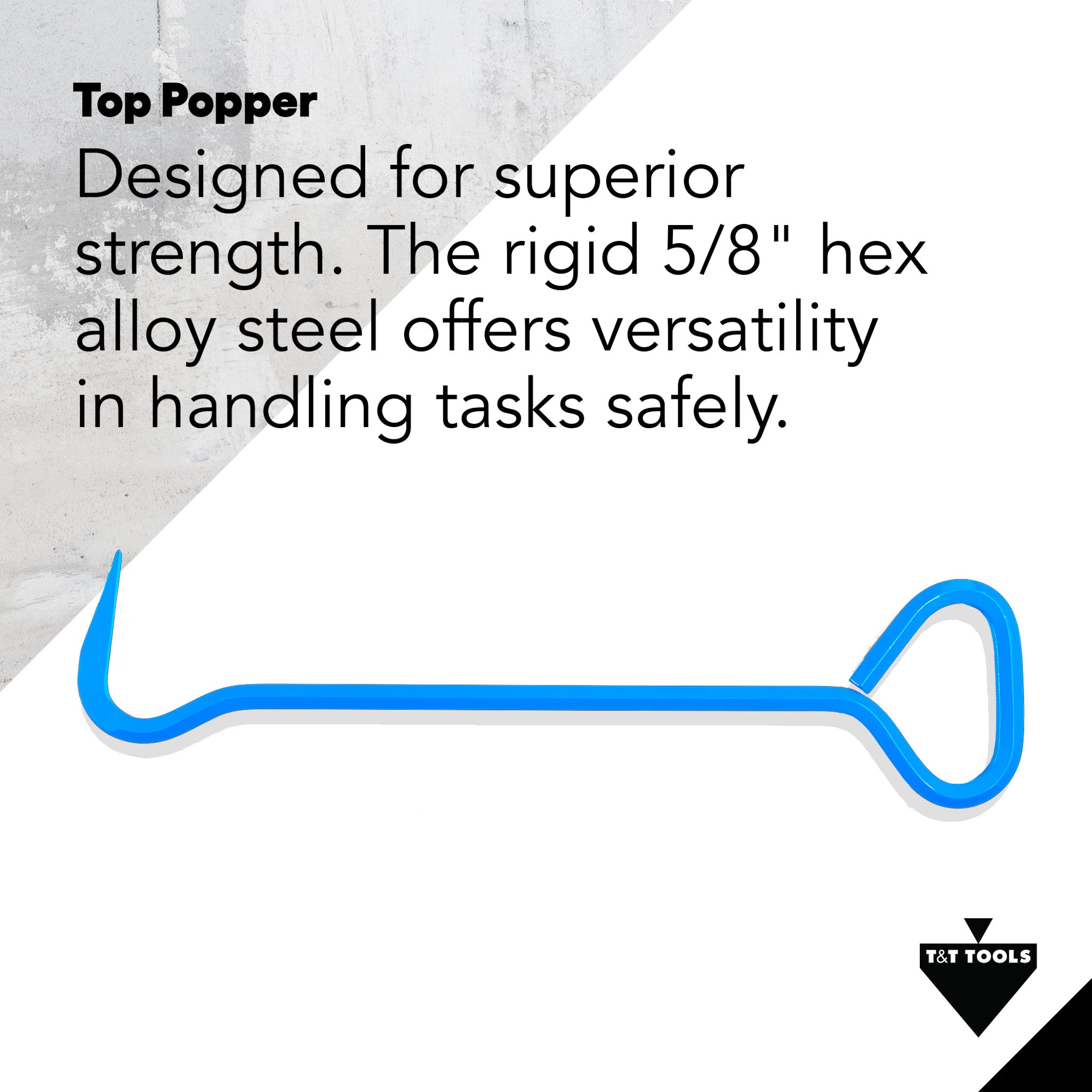 Best Manhole Cover Popper & Opener Tool - Heavy Duty Utility for Sewer & Drain Access - Ideal for Plumbers, Contractors & Municipal Workers