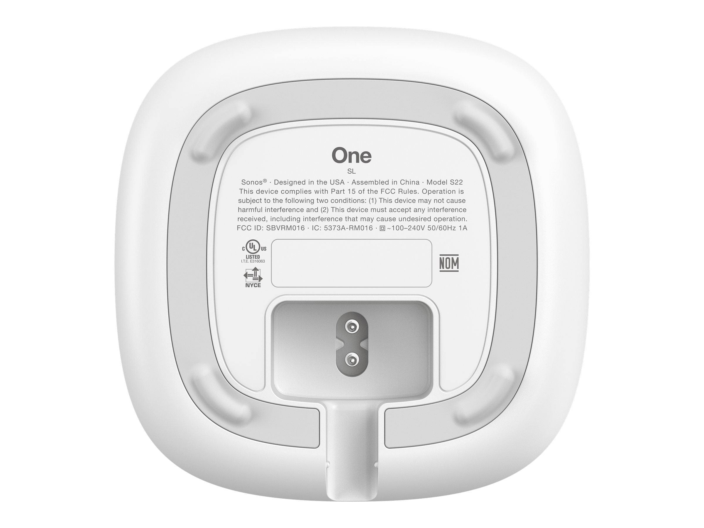 Sonos One SL Wireless Smart Speaker for Home - Premium Sound for Music, Movies & Multi-Room Audio