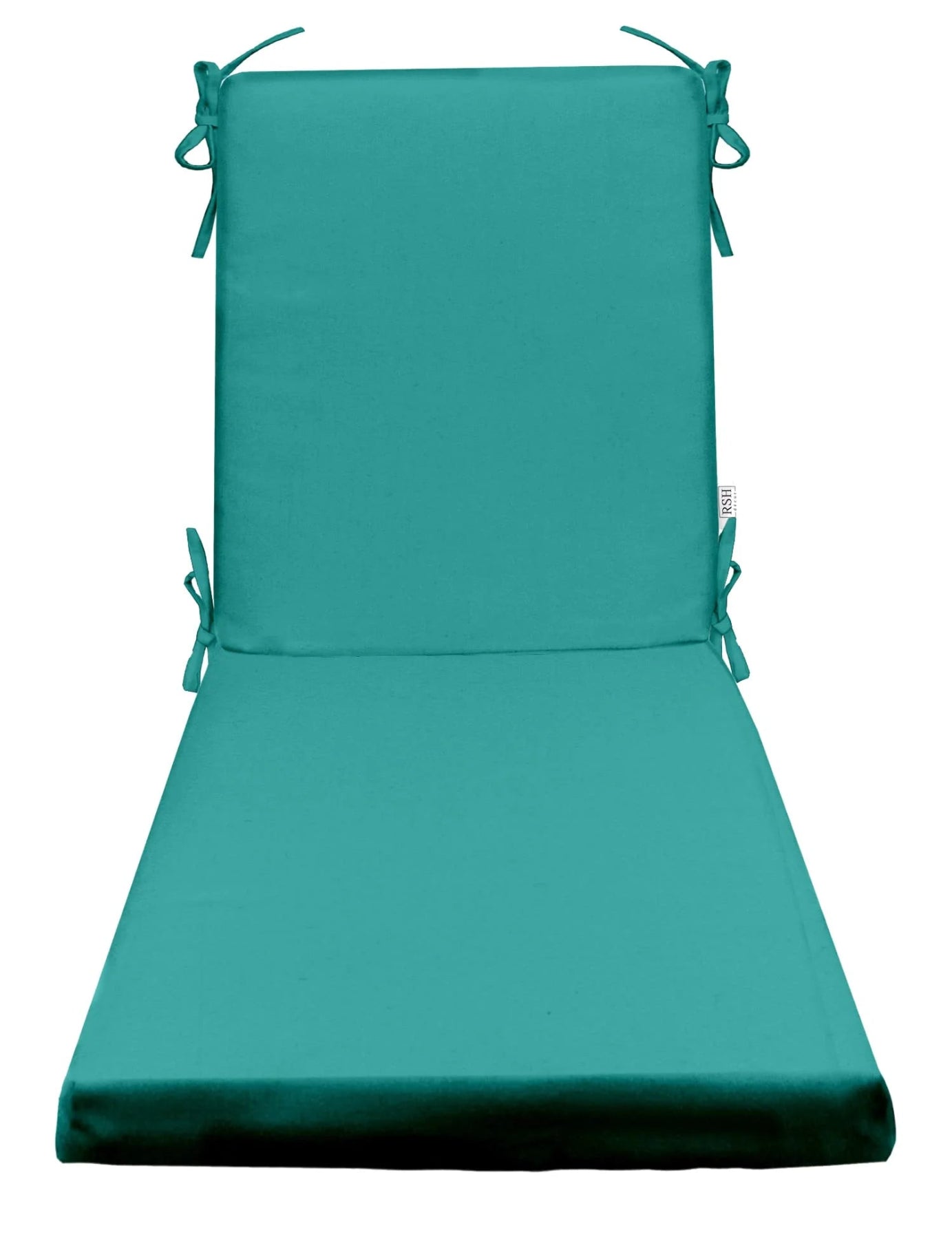 Sunbrella Canvas Blues 2 Foam Chaise Lounge Chair Cushion - Waterproof Outdoor Patio Furniture Cushion for Poolside, Deck, and Garden Relaxation