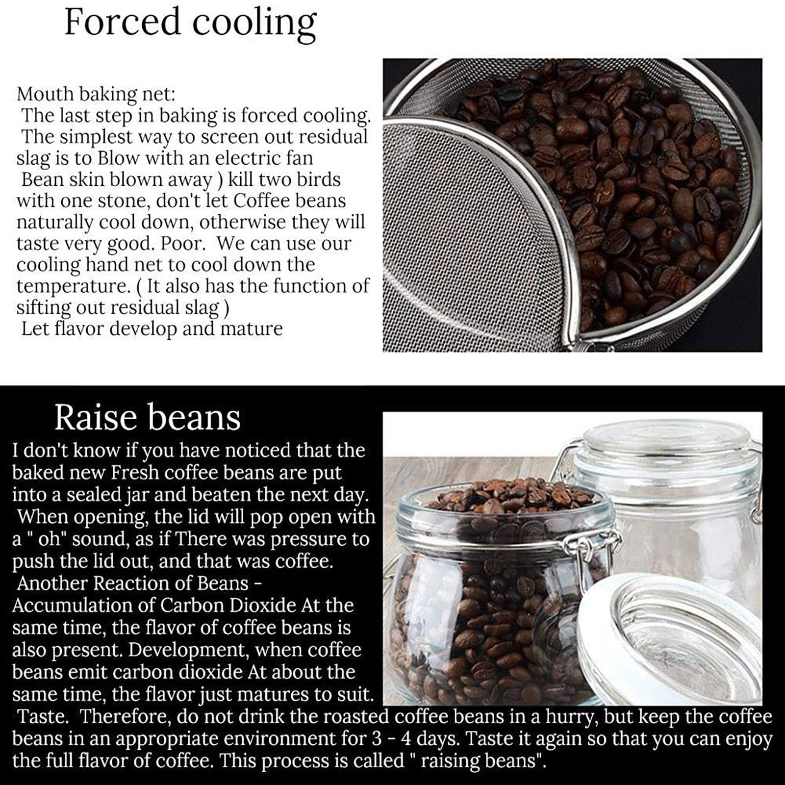 Automatic Coffee Roaster Machine for Home Use - 220V Electric Coffee Bean Roaster with Thermostat Timer, Perfect for Roasting Coffee Beans, Peanuts, Nuts & Beans - Ideal for Coffee Shops, Home Baristas & Gourmet Cooking