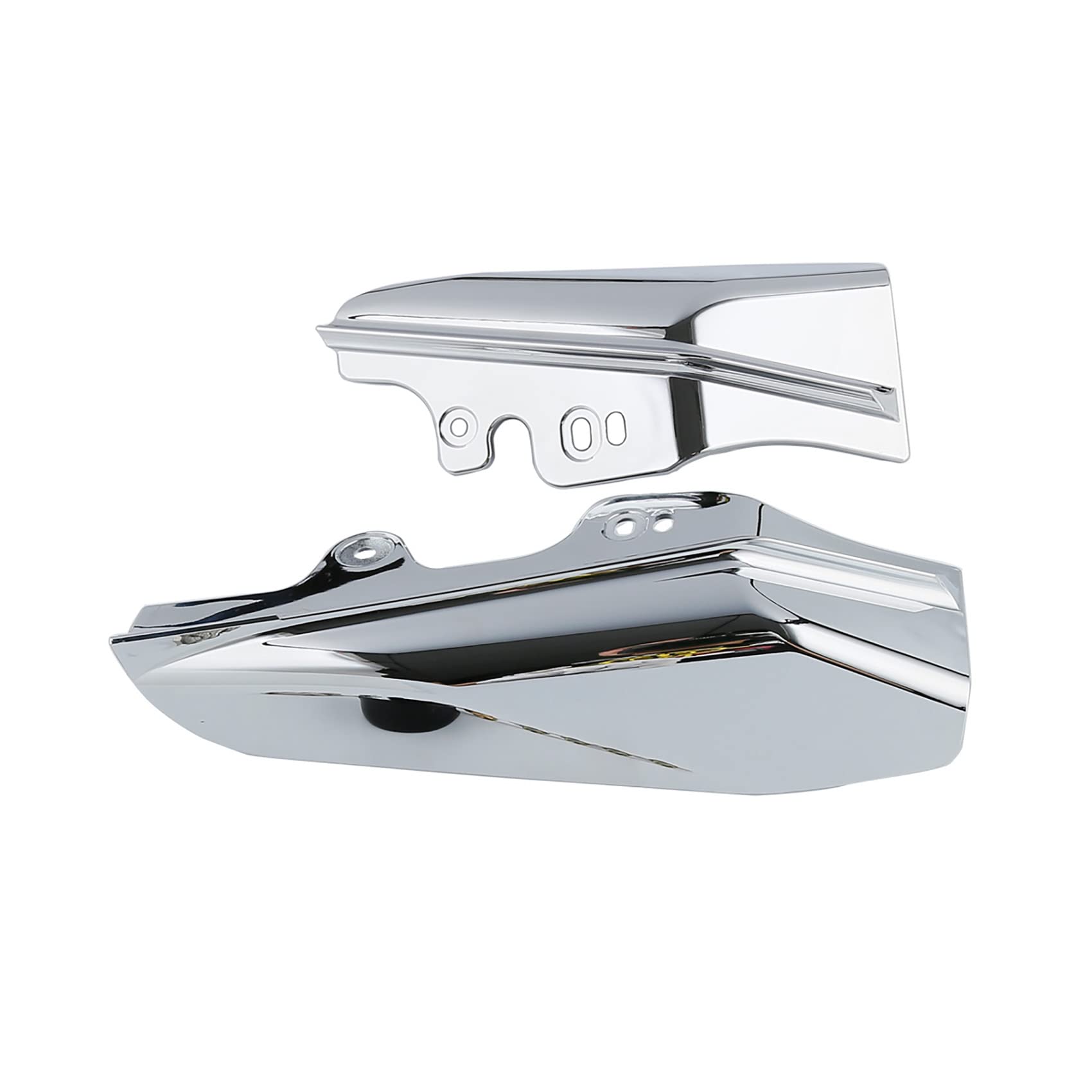 XFMT Mid-Frame Air Heat Deflectors for Harley Touring Electra Street Road Glide 2001-2008 - Reduce Engine Heat & Improve Riding Comfort - Perfect for Long Distance Cruising & Hot Weather Rides