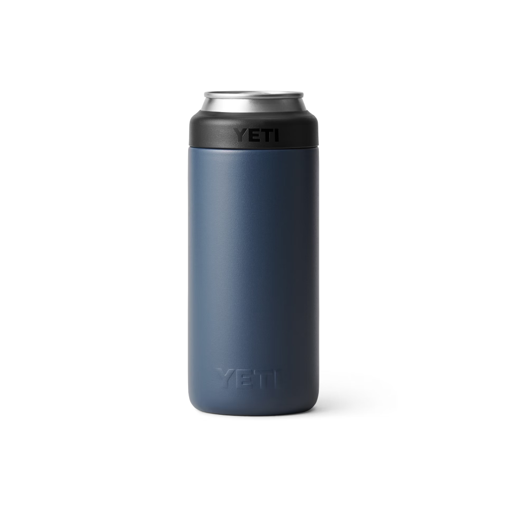 Yeti Rambler 12 oz Colster Slim Can Cooler - Insulated Stainless Steel Beer Can Holder for Camping, Tailgating & Outdoor Adventures