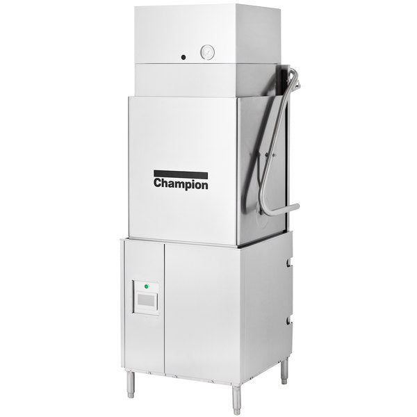 Champion DH 6000T VHR Commercial High-Temperature Door Type Dishwasher with Booster & Ventless Heat Recovery - 208-240V for Restaurants, Hotels & Catering Services