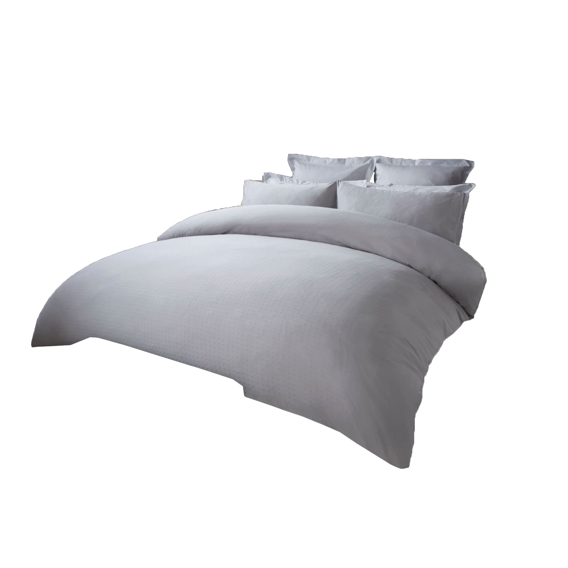 Belledorm Staten Island King Size Duvet Cover Set in Platinum - Luxury Bedding for Master Bedroom & Guest Room