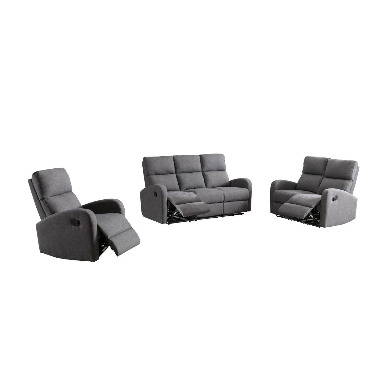 Ferdinand Rocker Recliner Chair - Comfortable Leather Living Room Reclining Chair with Swivel & Glider Motion - Perfect for Nursery, Bedroom, and Home Theater Relaxation