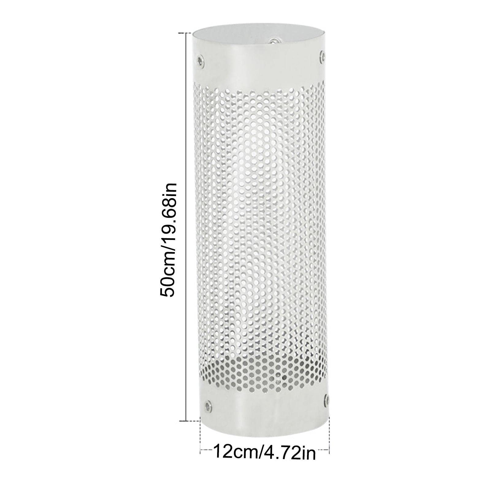 Jomewory 304 Stainless Steel Camping Stove Pipe with Mesh Design - Chimney Pipe, Smoke Pipe, Burn Protection Mesh Cover for Ventilation & Exhaust - Perfect for Outdoor Camping, Hiking & RV Adventures