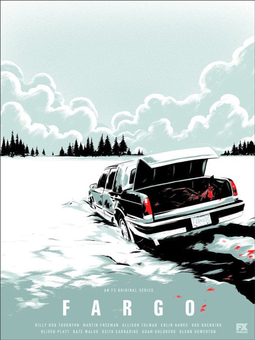 Fargo Movie Matt Taylor Poster - Vintage Film Art Print for Home, Office & Theater Decor
