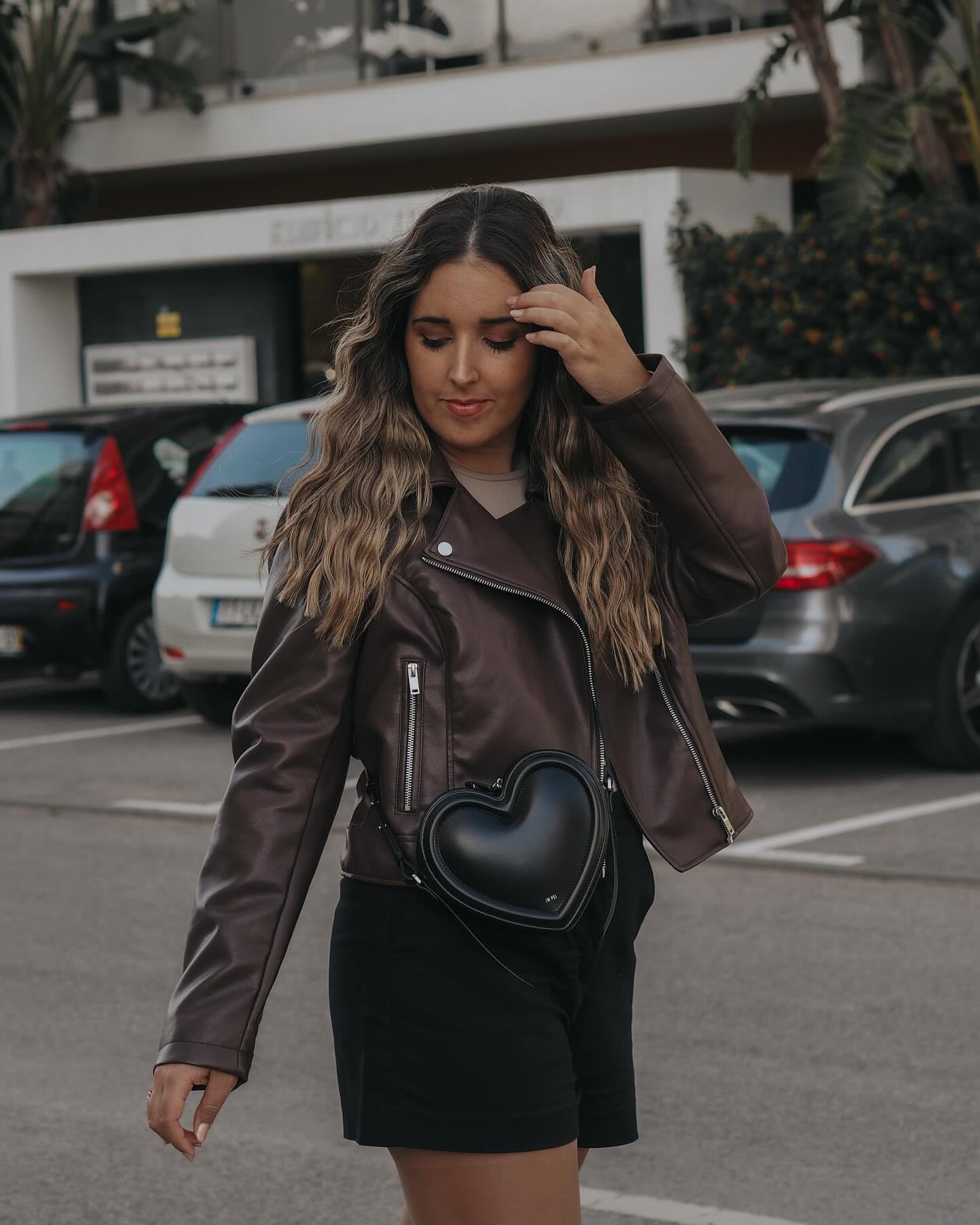 JW PEI Women's Arlene Heart Shaped Crossbody Bag - Stylish Vegan Leather Purse for Date Night, Valentine's Gift & Everyday Use