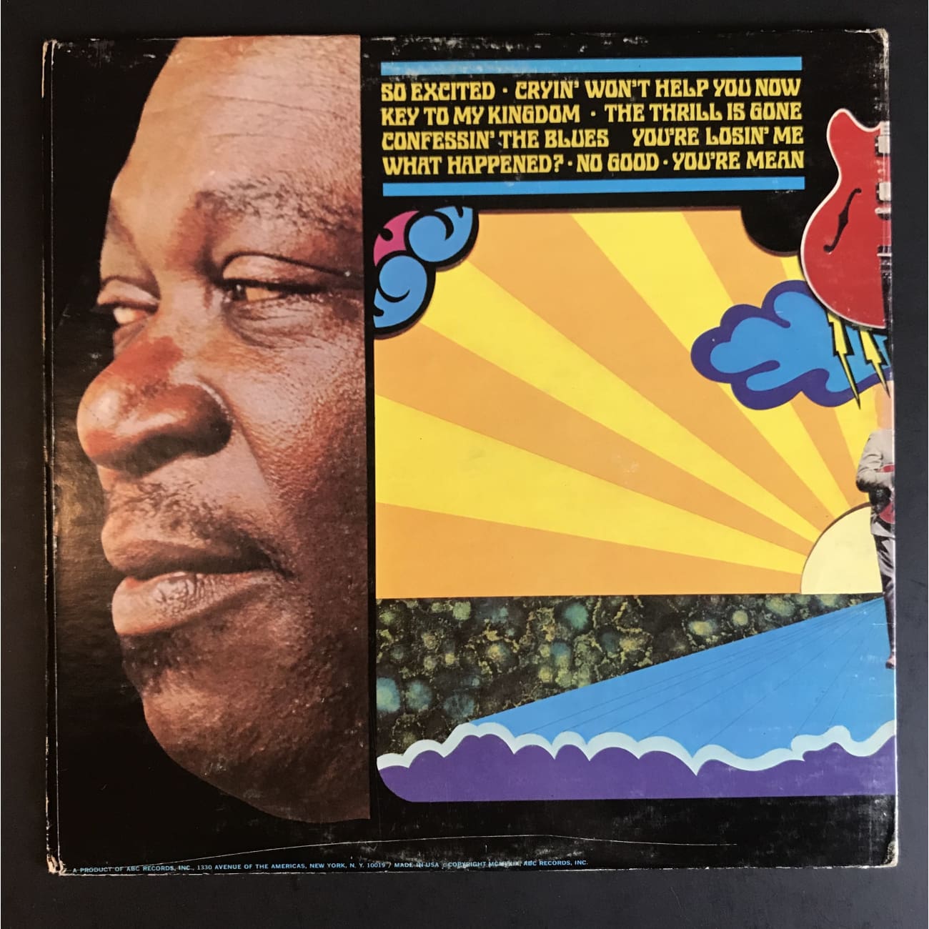 Authentic Signed B.B. King Album with Epperson COA - Rare Collectible Music Memorabilia for Fans & Vinyl Enthusiasts - Perfect for Display in Music Rooms, Man Caves & Collector's Showcases