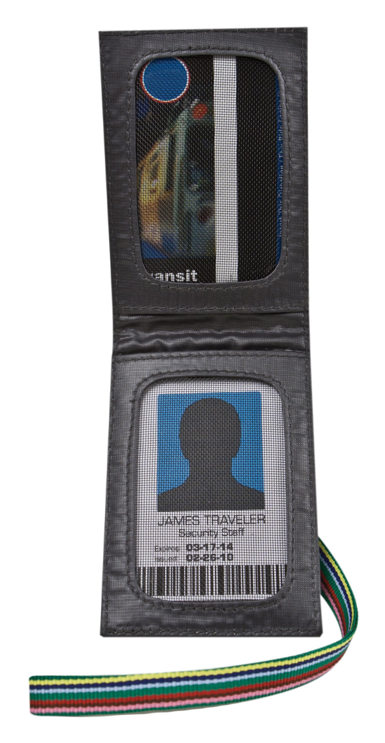 Travelon RFID Blocking Luggage ID Badge Holder - Secure Passport & Credit Card Protector for Travel | Off Black | One Size | Perfect for Airports, Hotels & Business Trips