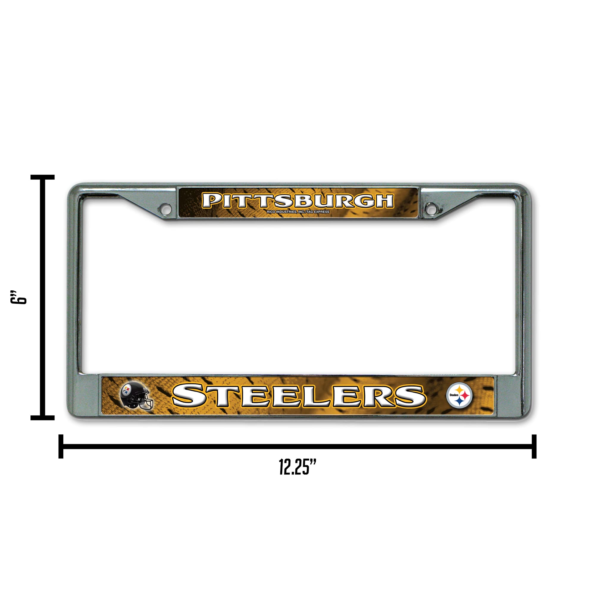 NHL Team Logo Chrome License Plate Frame - Officially Licensed - Perfect for Cars, Trucks & Tailgating - Show Your Team Spirit on the Road
