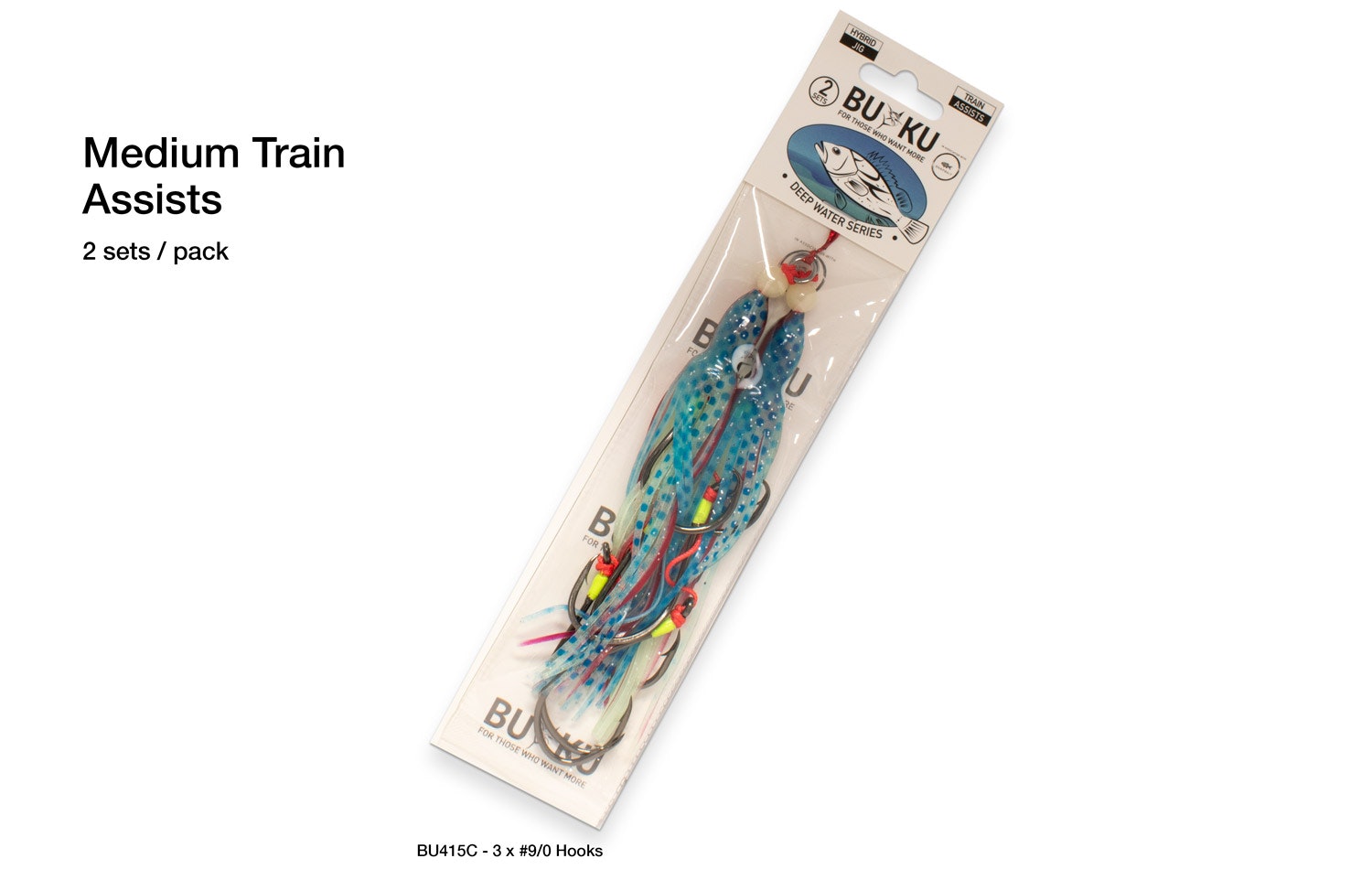 SnapBait Fishing Lure Train Assists 2-Pack – Premium Bait for Bass, Walleye, and Trout – Perfect for Freshwater and Saltwater Fishing Adventures