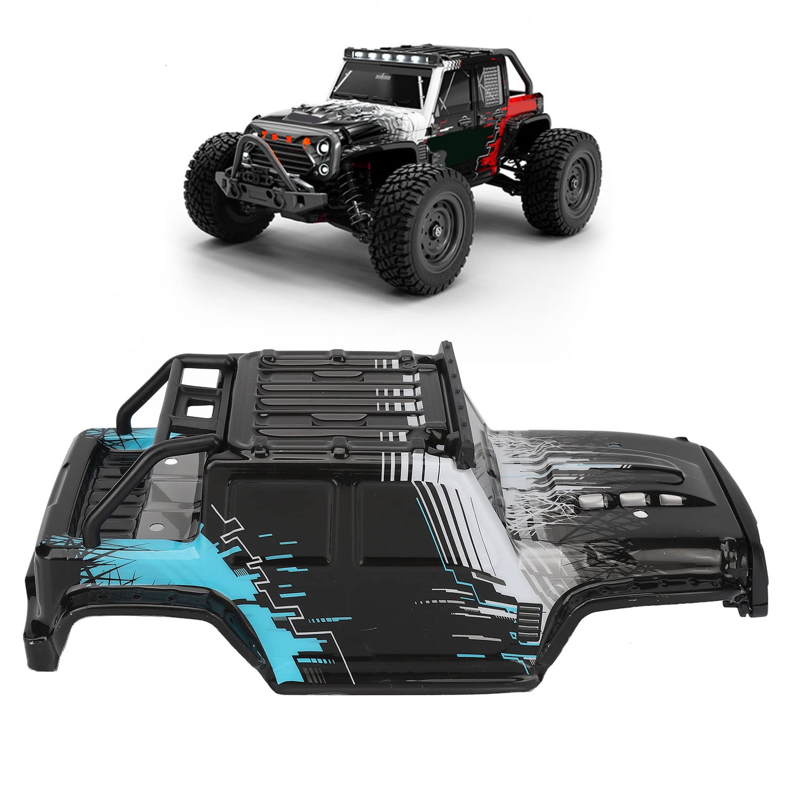 VBestLife 1/16 Scale RC Car Body Shell - Blue Replacement Cover for SCY 16103PRO Remote Control Car | Durable & Accurate Fit | Perfect for Off-Road Racing & RC Car Enthusiasts
