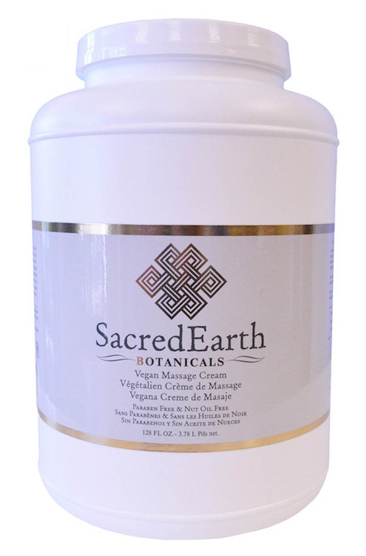Organic Vegan Massage Cream - 1 Gallon Unscented, Water Dispersible, Nut Oil & Gluten Free with Certified Organic Oils | Professional Spa, Physical Therapy & Home Relaxation Use