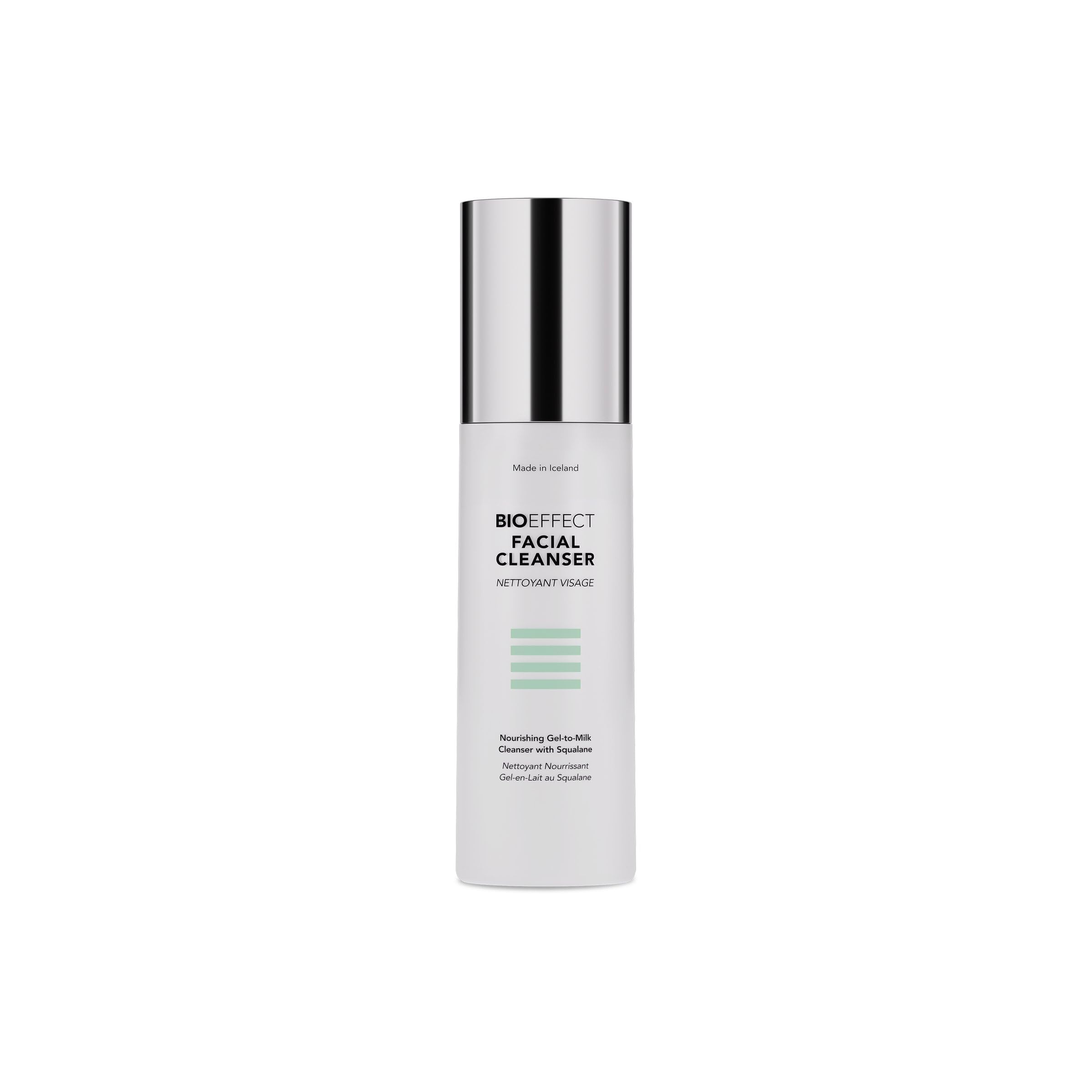 Bioeffect Gentle Gel-to-Milk Facial Cleanser & Makeup Remover with Hydrating Squalane - Soothing Daily Face Wash for Sensitive Skin & Post-Workout Refreshment