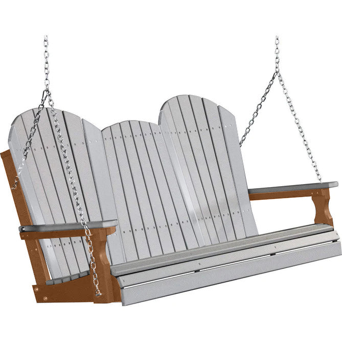 Dove Gray on Antique Mahogany