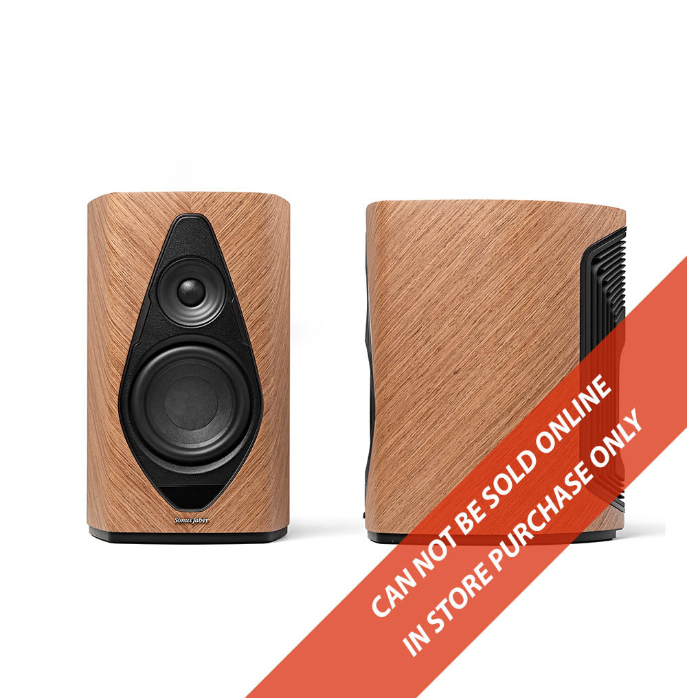 Sonus Faber Duetto Premium Wireless Bookshelf Speakers - High-Fidelity Audio for Home Theater & Music Listening (In-Store Purchase Only)