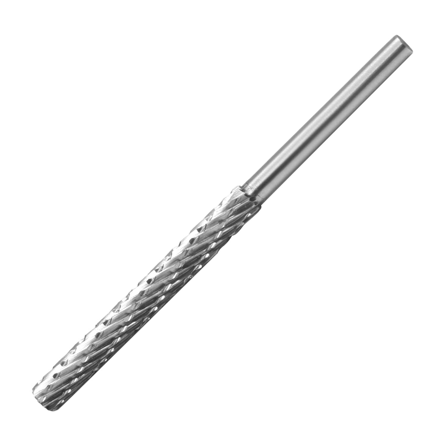 Utoolmart HSS Rotary Files - 3mm Shank Double Cut Cylinder Burr Set, 4mm Diameter for Wood, Soft Metal & Model Engineering - Perfect for Die Grinder, Carving, Polishing & DIY Projects (1 Piece)