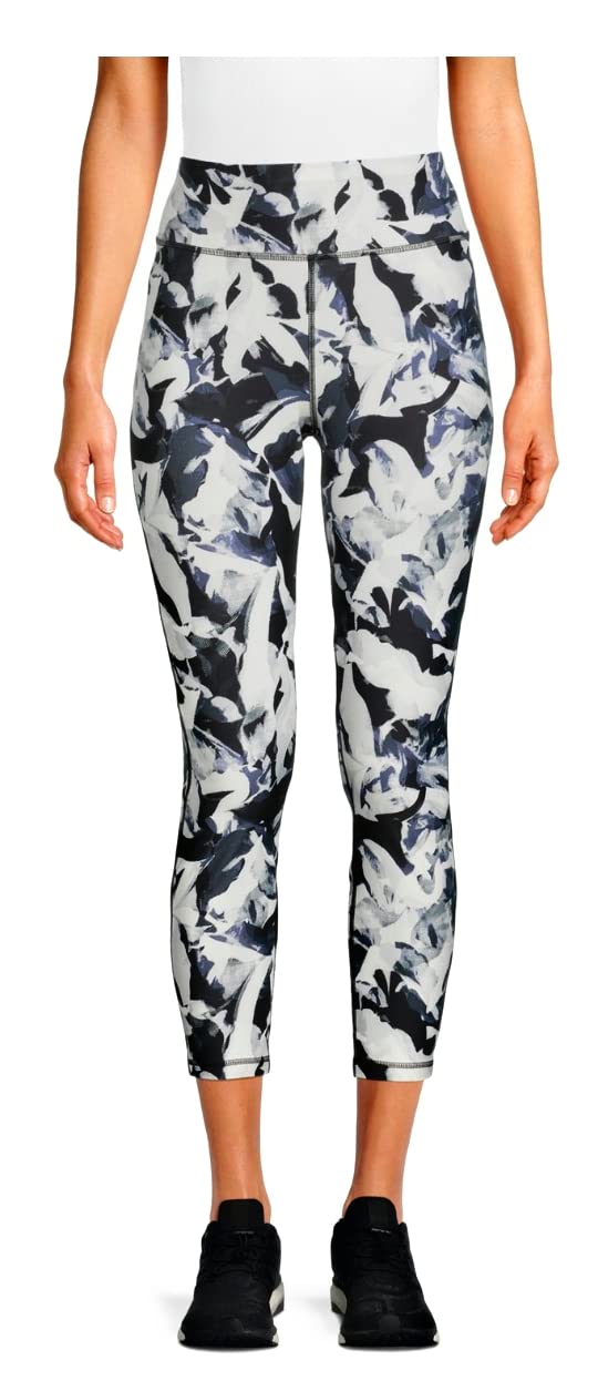 Avia Works Women's High Waist Yoga Pants - Moisture Wicking Workout Leggings for Running, Gym & Lounge - Stretchy Comfortable Activewear
