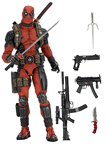 NECA Marvel Classics Deadpool 1/4 Scale Action Figure - Collectible Superhero Toy for Adults & Fans | Perfect for Display, Gifts & Comic Book Collections