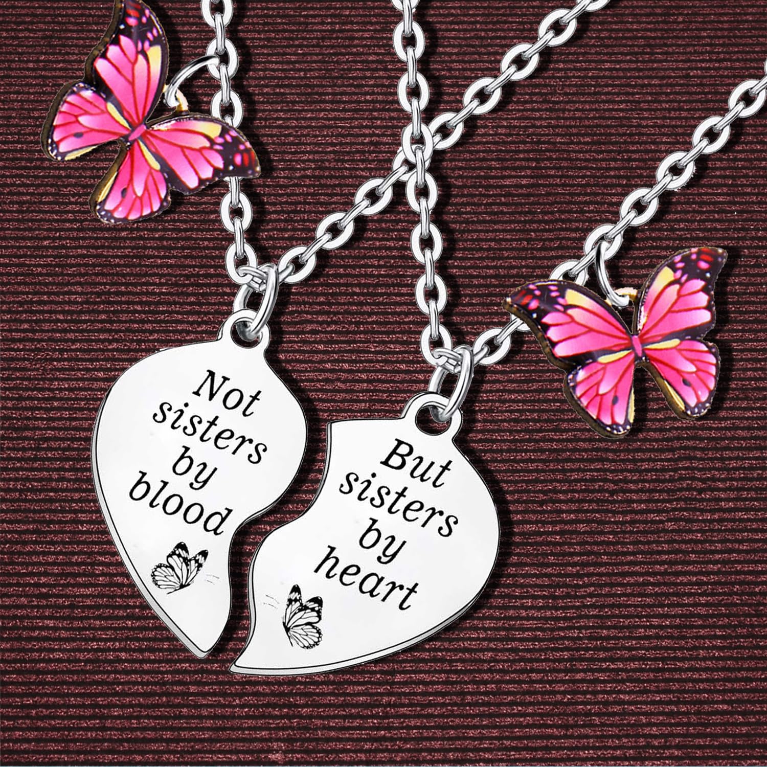 Best Friend Necklace Set - Matching BFF Jewelry for Women & Girls | Sister Friendship Gift for Christmas, Birthday, Graduation | Perfect for Everyday Wear & Special Occasions