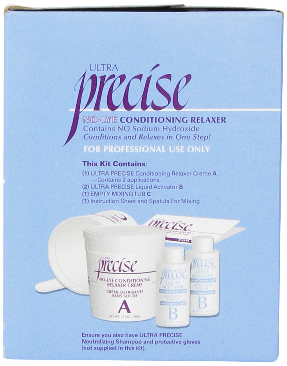 ULTRA PRECISE RELAXER KIT - Professional Hair Relaxing Treatment for Straightening & Styling - Perfect for Salon & Home Use