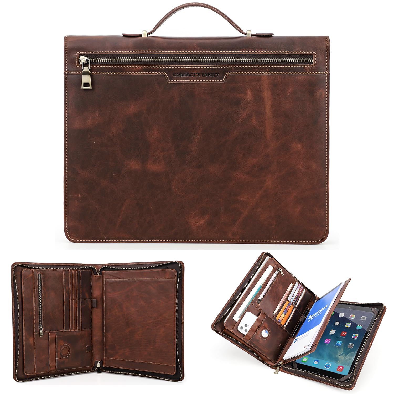 Premium Top Grain Leather 12.9