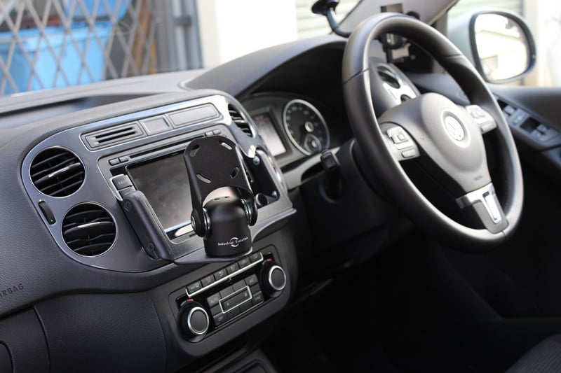 Industrial Evolution InDash Mount for Volkswagen Tiguan (2008+) - Universal Car Phone Holder for GPS & Smartphones - Perfect for Commuting, Road Trips & Navigation
