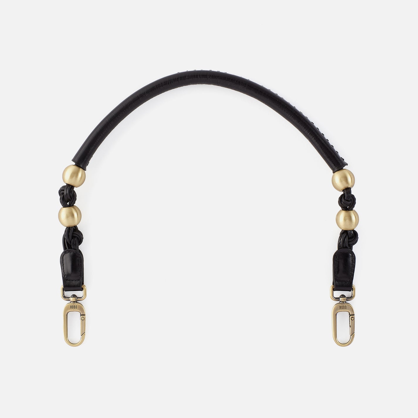 Premium Polished Leather Tambourine Strap - Black | Durable & Stylish Accessory for Musicians & Performers | Perfect for Live Shows, Studio Sessions & Music Classes