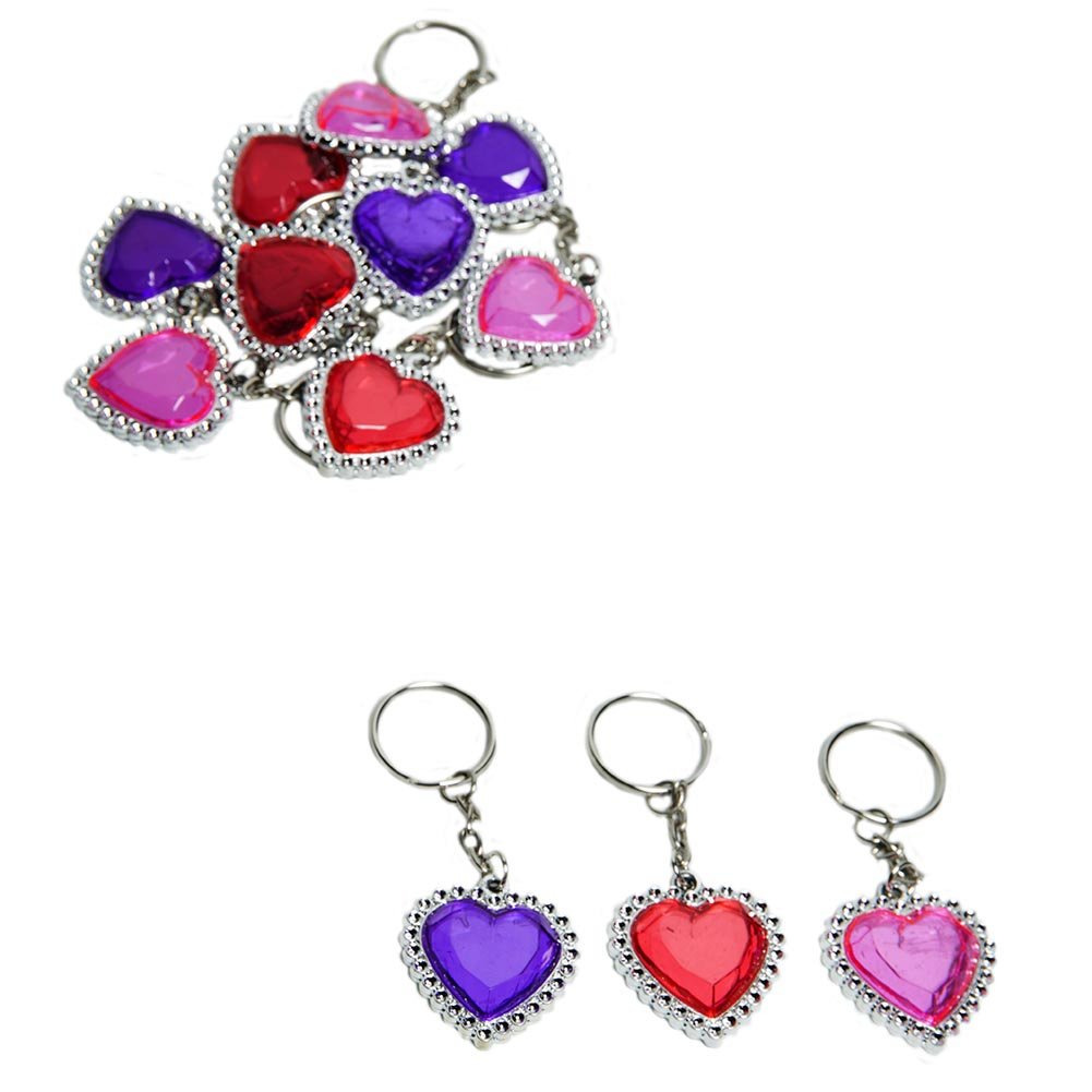 Heart Bling Keychains - Stylish & Durable Accessories for Bags, Wallets, and Gifts