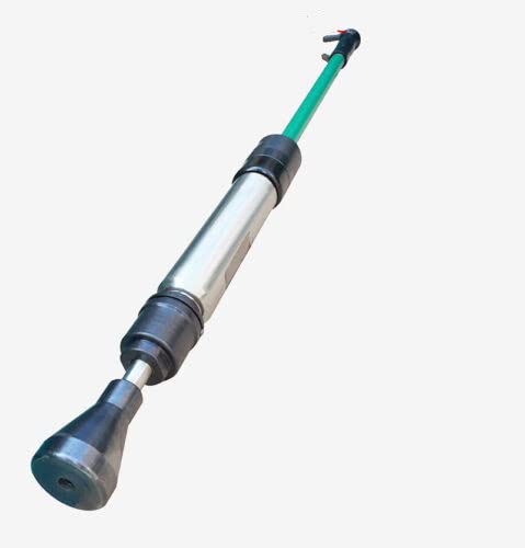 D9 Pneumatic Tamping Rammer - 120MM Stroke Heavy Duty Earth & Sand Compactor - Perfect for Landscaping, Construction & Road Repair Projects