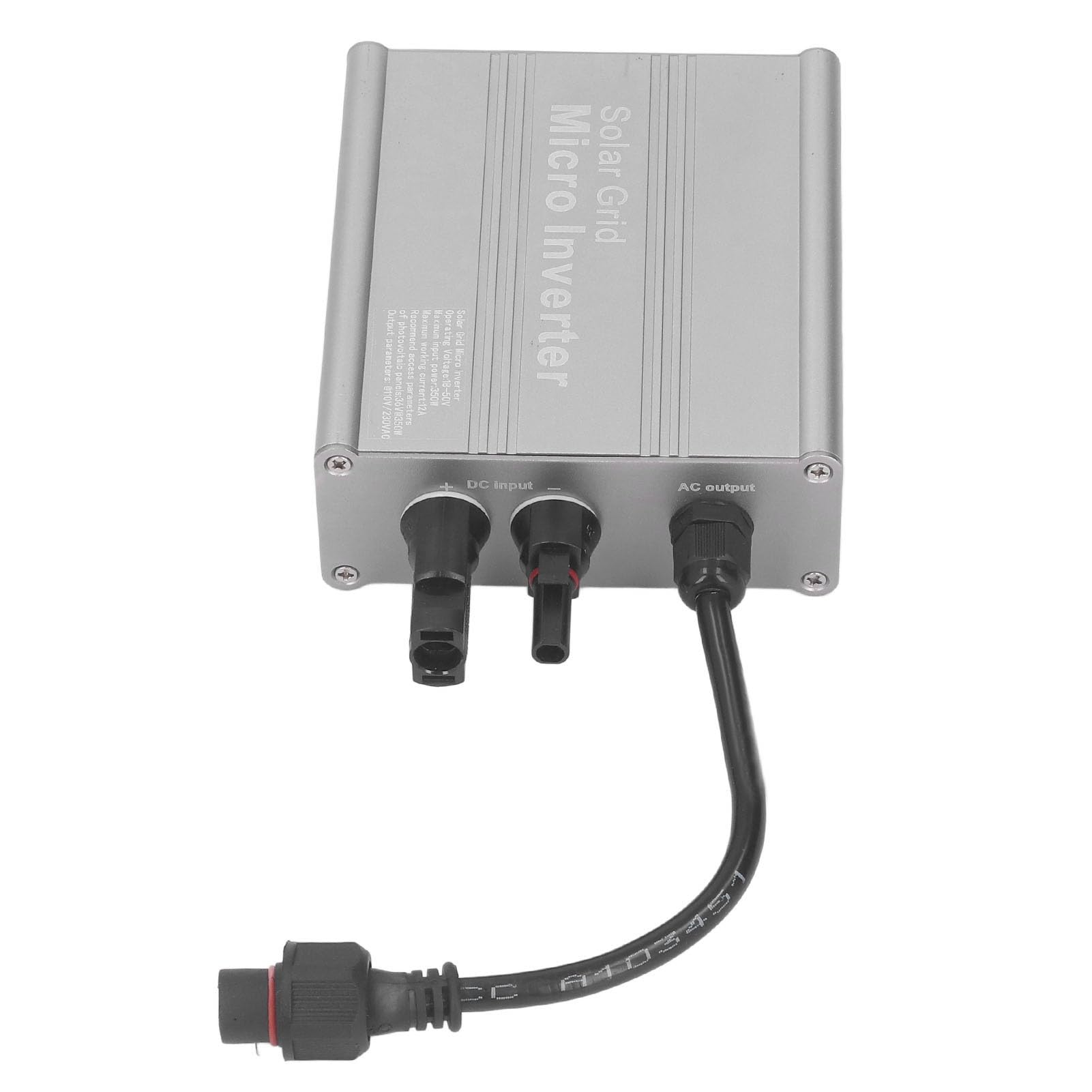 300W Solar Grid Tie Micro Inverter with MPPT Technology | Pure Sine Wave Grid Connected Inverter for Home Solar Power Systems | Perfect for Rooftop Solar Panels & Off-Grid Energy Solutions
