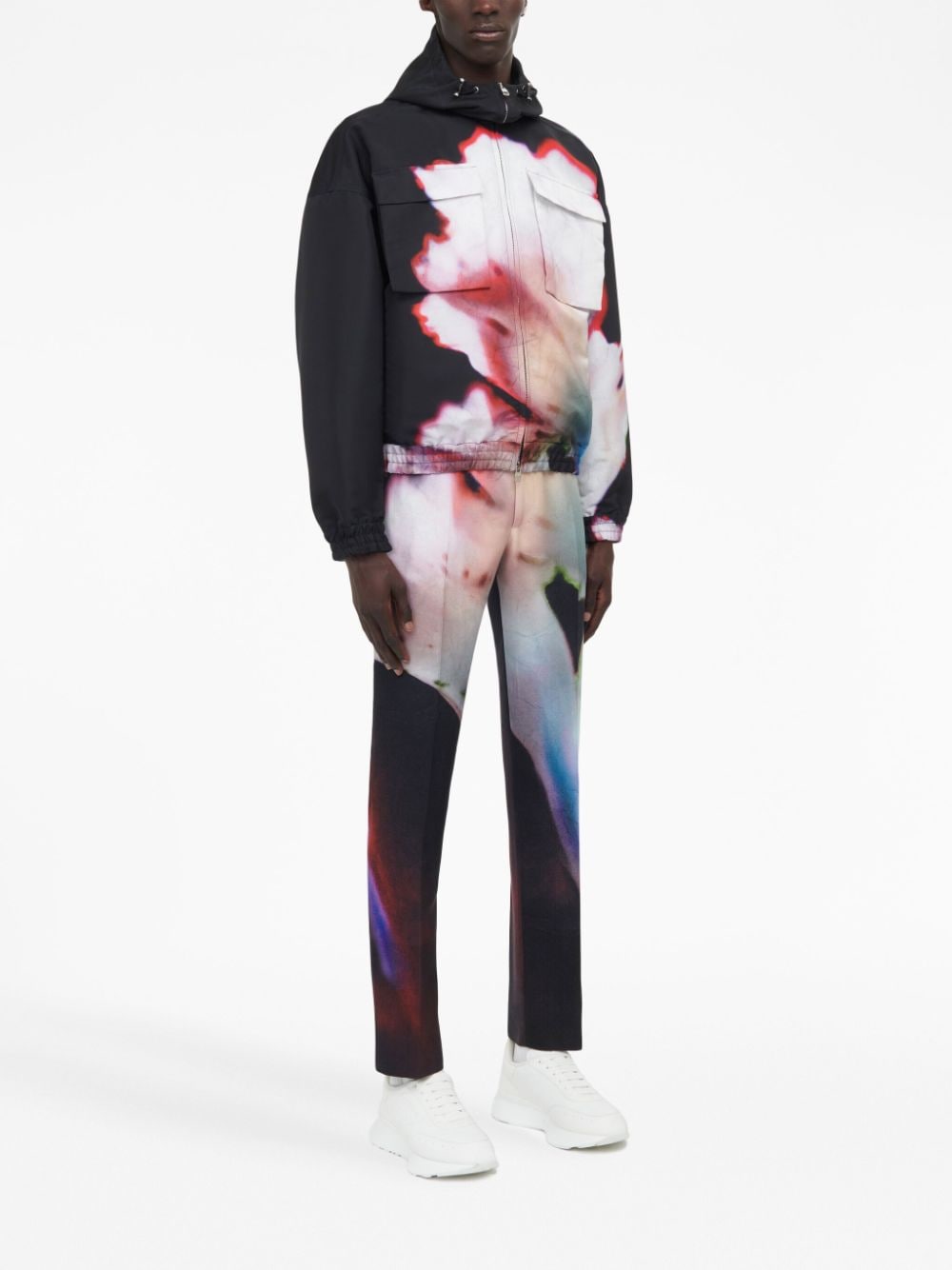 Alexander McQueen Women's Multi-Color Trench Coat | Fashionable Waterproof Outerwear for Fall & Winter | Perfect for Work, Travel & Special Occasions