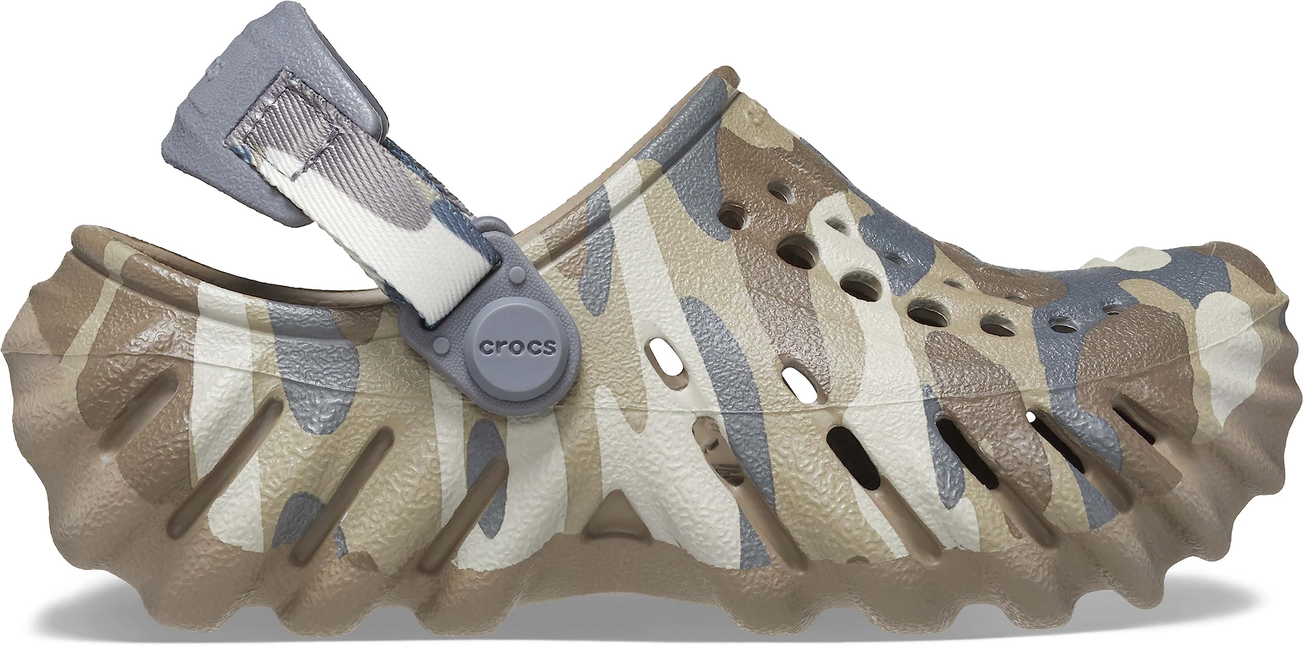 Crocs Unisex Kids' Echo Clog - Comfortable Lightweight Water Shoes for Boys & Girls - Perfect for Beach, Pool, and Outdoor Play