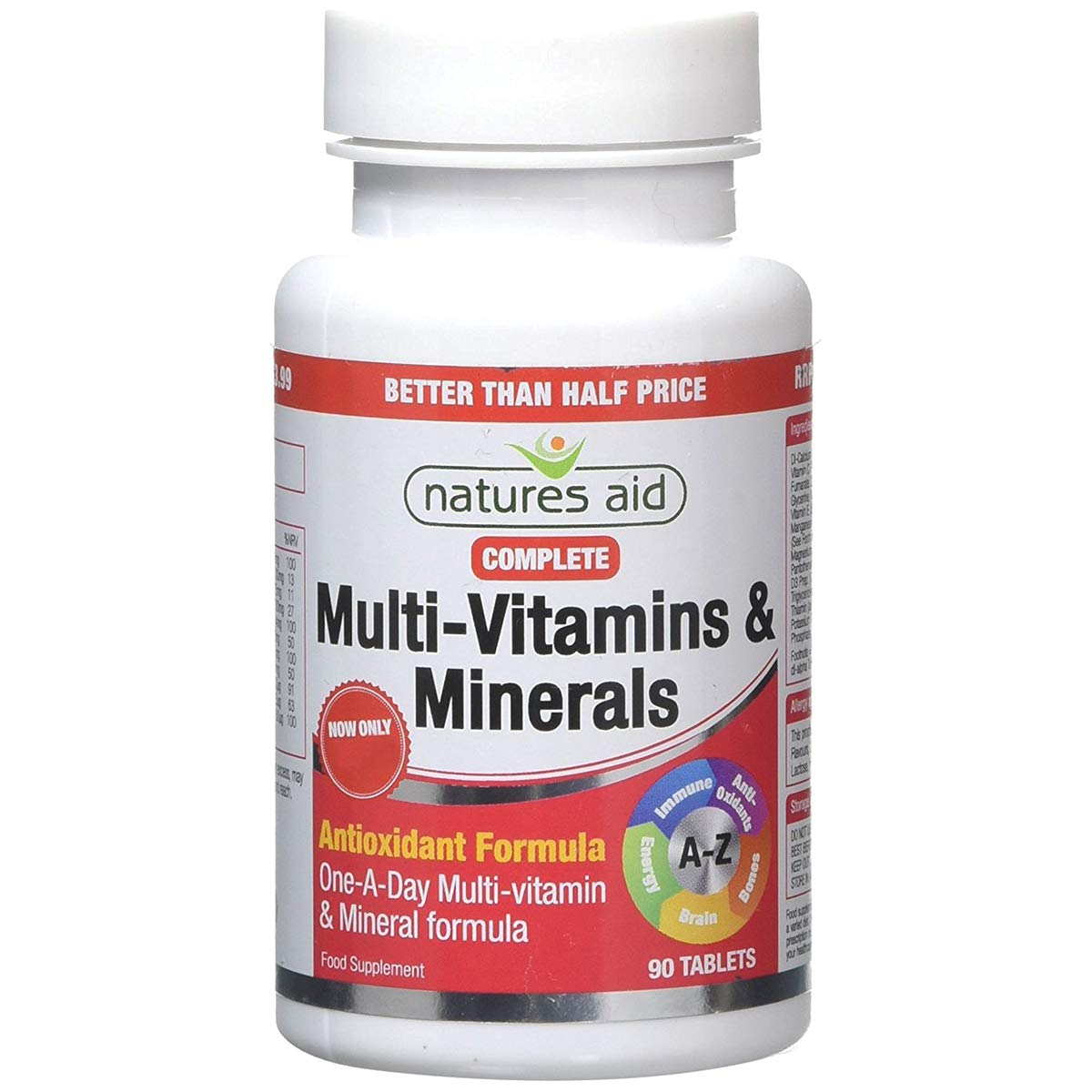 Premium Multi-Vitamins & Minerals Supplement - Vegetarian Antioxidant Formula for Immune Support & Energy Boost | Daily Wellness for Adults & Active Lifestyles